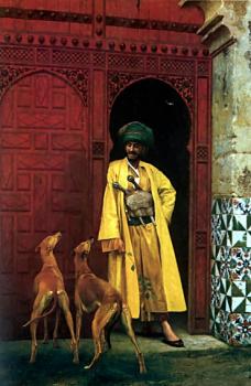 Jean-Leon Gerome : An Arab and His Dog